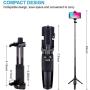 Selfie Stick Tripod Bluetooth, LATZZ 40 Inch Extendable Phone Tripod Monopod with Wireless Remote Shutter and Tripod Stand Compatible iPhone 11 Pro/Xs MAX/XR/X/8/8P/7/7P/Galaxy Note 8/S10/S9+/S9, More