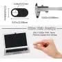 Elimoons Ultra-Thin Webcam Cover Slide Metal Laptop Camera Cover Sticker Blocker for Laptop Apple MacBook iMac iPad Cell Phone Tablet Echo Show Anti Spy Privacy Elimoons Ultra-Thin Webcam Cover Slide Metal Laptop Camera Cover Sticker Blocker for Laptop Apple MacBook iMac iPad Cell Phone Tablet Echo Show Anti Spy Privacy