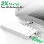 Portable Charger Power Bank【24800mAh】HETP High Capacity External Battery Pack with 4 LED Lights Ultra-Compact High-Speed Recharging Battery Charger for Smart Phone Android Phone Tablet and More- White Portable Charger Power Bank【24800mAh】HETP High Capacity External Battery Pack with 4 LED Lights Ultra-Compact High-Speed Recharging Battery Charger for Smart Phone Android Phone Tablet and More- White