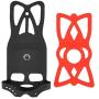 Enrilior GUB P8 Bicycle Silicone Mobile Phone Holder Cellphone Bracket Support for Motorcycle(Black)
