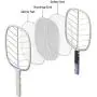 Solove Bug Zapper Racket for Indoor Outdoor Use, USB Rechargeable Electric Fly Swatter for Fly, Bug, Pest, Insects, Mosquito Killer, Fly Zapper for Home, Yard, Camping (Grey) Solove Bug Zapper Racket for Indoor Outdoor Use, USB Rechargeable Electric Fly Swatter for Fly, Bug, Pest, Insects, Mosquito Killer, Fly Zapper for Home, Yard, Camping (Grey)