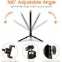 LED Ring Light 10" with Tripod Stand & Phone Holder,Selfie Ring Light Dimmable Makeup Ring Light for YouTube Video, Photography, Shooting with 3 Light Modes & 10 Brightness Level