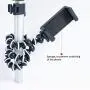 Kingneed Portable Flexible Cell Phone Octopus Tripod Phone Holder Selfie Tripod with Wireless Bluetooth Remote Shutte/Extendable Mount Holder Kingneed Portable Flexible Cell Phone Octopus Tripod Phone Holder Selfie Tripod with Wireless Bluetooth Remote Shutte/Extendable Mount Holder