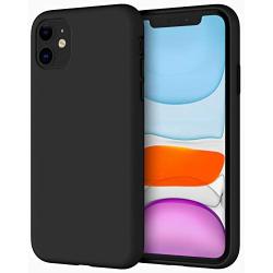 JETech Silicone Case for Apple iPhone 11 (2019) 6.1-Inch, Silky-Soft Touch Full-Body Protective Case, Shockproof Cover with Microfiber Lining (Black)