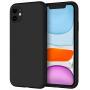 JETech Silicone Case for Apple iPhone 11 (2019) 6.1-Inch, Silky-Soft Touch Full-Body Protective Case, Shockproof Cover with Microfiber Lining (Black)