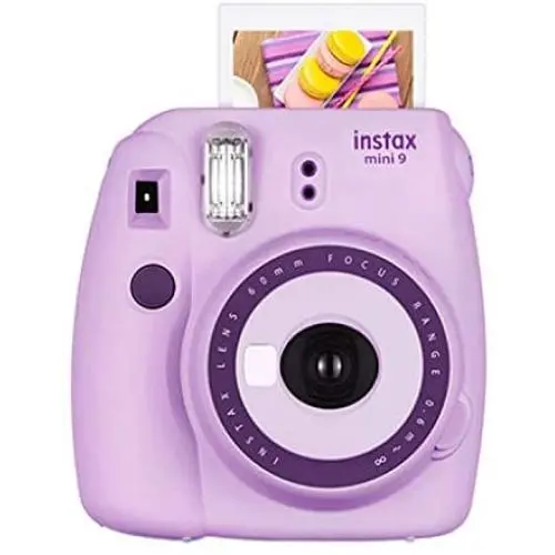Fujifilm Instax Mini 9 Camera Purple +Fuji Instax Mini Camera Purple + Instax Mini 9 + Instax Camera Light Purple, Instant Camera Gift for Kids (Discontinued by Manufacturer)-Light Purple Fujifilm Instax Mini 9 Camera Purple +Fuji Instax Mini Camera Purple + Instax Mini 9 + Instax Camera Light Purple, Instant Camera Gift for Kids (Discontinued by Manufacturer)-Light Purple