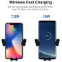 Wireless Car Charger, ZeaLife Auto-Clamping Car Mount Phone Holder 10W Qi Wireless Fast Charger for iPhone 11/11 Pro/11 Pro Max/Xs MAX/XS/XR/X/8/8+,Samsung S10/S10+/S9/S9+/S8/S8+