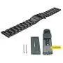 DEALELE Band Compatible with Galaxy Watch Active/Active 2 40mm 44mm, 20mm Solid Stainless Steel Metal Strap Replacement for Samsung Gear Sport/Galaxy Watch 42mm Women Men (Black) DEALELE Band Compatible with Galaxy Watch Active/Active 2 40mm 44mm, 20mm Solid Stainless Steel Metal Strap Replacement for Samsung Gear Sport/Galaxy Watch 42mm Women Men (Black)