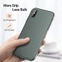 TORRAS Slim Fit iPhone Xs Case/iPhone X Case, Hard Plastic PC Super Thin Mobile Phone Cover Case with Matte Finish Coating Grip Compatible with iPhone X/iPhone Xs 5.8 inch, Midnight Green
