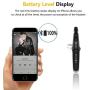 Glazata Bluetooth Earpiece with 30 Hours Talk Time and Noise Cancelling Mic Wireless Headset Handsfree for iPhone Samsung Cell Phone, Driver/Trucker