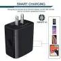 Wall Charger, USB Charger Adapter, Ailkin 4.8A 4Multi Port Fast Charging Station Power Base Block Plug Cube Brick for Phone 11Pro Max/XR/XS MAX/8/7 Plus, Samsung A10e/Note 10+/S10 Kindle Fire USB Plug