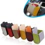 Helen-Box - Car Storage Box Hanging Holder Storage Bags PU Leather Car Mobile Phone Holder Bag Pocket Organizer Car Accessories