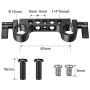 SMALLRIG 15mm Railblock Rod Clamp with 1/4"-20 Thread for 15mm DSLR Camera Cage Shoulder Rig - 2061