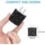 SAVORI Dual USB Wall Charger, Bling Rhinestones Wall Charger Plug Power Adapter with USB 3-in-1 Multi Charging Cable Compatible with iPhone iPad Android Type C Phones (Black) SAVORI Dual USB Wall Charger, Bling Rhinestones Wall Charger Plug Power Adapter with USB 3-in-1 Multi Charging Cable Compatible with iPhone iPad Android Type C Phones (Black)