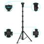 ANOSS 10" Selfie Ring Light for Live Stream/Makeup/TikTok/YouTube Video, Dimmable Ringlight with Extendable Tripod Stand and Phone Holder LED Circle Lights