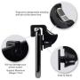 PUBG Mobile Game Controller, Ismael Erickson Phone Trigger Sensitive Shoot and Aim L1R1 Cellphone Gamepad Joystick Black