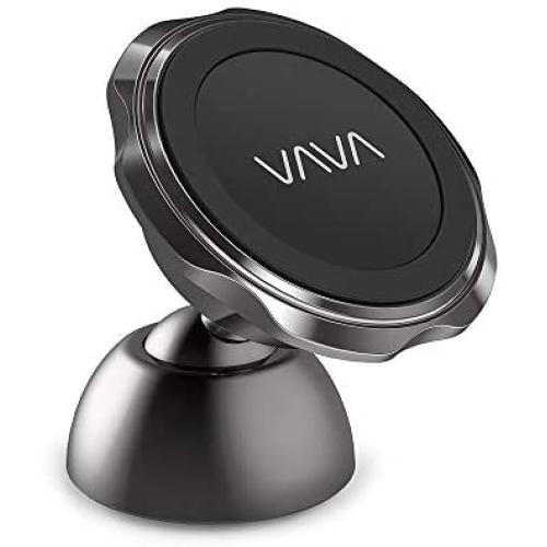 Magnetic Phone Car Mount, VAVA Phone Holder for Car, Phone Mount, Cell Phone Holder for Car, Compatible with iPhone Xs Max XR X 8 7 Plus Galaxy S10 S9 S8 Plus Note 9 8 Google LG HTC and More