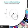 Cell Phone Ring Holder, Transparent Phone Ring Holder 360°Rotation Finger Ring Stand Phone Ring Grip Compatible with Almost All Phones/Phone Cases (Round) Cell Phone Ring Holder, Transparent Phone Ring Holder 360°Rotation Finger Ring Stand Phone Ring Grip Compatible with Almost All Phones/Phone Cases (Round)