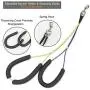 ORGPET Foldable Dog Grooming Arm - Adjustable 35 inch Pet Grooming Tool with Clamp, Loop Noose, No Sit Haunch Holder for Medium & Small Pets