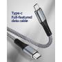 BSTOEM USB C to USB C Charger Cable 10FT Long USB-C to USB-C 100W Fast Charging Cable Compatible with MacBook Pro, iPad Pro 2020/2019/2018, Samsung Galaxy S20,Pixelbook and Other