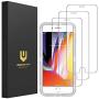 UNBREAKcable 3 Pack iPhone 8 Plus Screen Protector, iPhone 7 Plus Screen Protector 5.5", Xi Series HD 9H Premium Tempered Glass Screen Protector for iPhone 8 Plus 7 Plus with Free Installation Frame