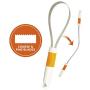 Wahl Double-sided Shedding Blade for pet dog or cat hair or fur by The Brand Used By Professionals.  #858408,Orange/White