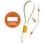 Wahl Double-sided Shedding Blade for pet dog or cat hair or fur by The Brand Used By Professionals. #858408,Orange/White Wahl Double-sided Shedding Blade for pet dog or cat hair or fur by The Brand Used By Professionals. #858408,Orange/White