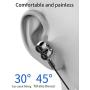 Bluetooth Headphones 5.0 Wireless Earbuds IPX6 Waterproof Quad Drivers HiFi with Stereo Bass, 10 Hours Play Time,Noise Cancelling Sweatproof Sport in-Ear Earphones for Running Workout Gym