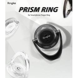 Ringke Prism Ring (Multi-Angle) Adhesive Phone Stand Compatible with Most Cases - Smoke Black