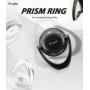 Ringke Prism Ring (Multi-Angle) Adhesive Phone Stand Compatible with Most Cases - Smoke Black