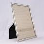 Lawrence Frames 710157 Silver Metal Bamboo Picture Frame, 5 by 7-Inch