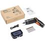 TACKLIFE Cordless Screwdriver, 3.6V 2.0Ah Electric Screwdriver Rechargeable, Adjustable 3 Position Handle, 31pcs Screwdriver Bits, 6 Torque Setting, 1 N.m to 4 N.m, Front&Rear Light, SDH13DC