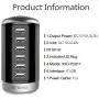6 Ports Desktop Charging Station,USB Hub Wall Charger with QC 2.1,Compatible for Smart Phones, Tablets, and Other Electronics (Black ) 6 Ports Desktop Charging Station,USB Hub Wall Charger with QC 2.1,Compatible for Smart Phones, Tablets, and Other Electronics (Black )