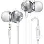 Wired Earbuds with Microphone, Overtime in-Ear Headphones with Pure Sound, Ear Buds with Mic, Earphones for iPhone 6/6s Plus/5s/SE, Galaxy, Android Smartphones, Tablets - Silver Wired Earbuds with Microphone, Overtime in-Ear Headphones with Pure Sound, Ear Buds with Mic, Earphones for iPhone 6/6s Plus/5s/SE, Galaxy, Android Smartphones, Tablets - Silver