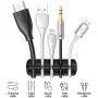 Syncwire Cable Clips, Self Adhesive Cord Organizer Cable Management Wire Holder System for Organizing Cable Cords, Ideal for Home, Office, Cubicle, Car, Nightstand, Desk Accessories, 5 Pack (Black) Syncwire Cable Clips, Self Adhesive Cord Organizer Cable Management Wire Holder System for Organizing Cable Cords, Ideal for Home, Office, Cubicle, Car, Nightstand, Desk Accessories, 5 Pack (Black)