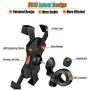 visnfa New Bike Phone Mount Anti Shake and Stable 360° Rotation Bike Accessories for Any Smartphone GPS Other Devices Between 3.5 and 6.5 inches