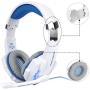 Shengerm Over-Ear Gaming Headset 3.5mm Game Headphone Earphone with Microphone LED Light for Laptop Tablet Mobile Phones for PS4 G9000