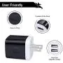 USB Wall Charger Brick, 4-Pack 2.1A/5V Dual USB Plug Power Adapter Charger Box Charging Cube Heads for Replacement for iPhone Xs/XS Max/XR/X/8/7/6/Plus, Samsung Galaxy S8 S7 S6 Edge, LG, Moto, HTC USB Wall Charger Brick, 4-Pack 2.1A/5V Dual USB Plug Power Adapter Charger Box Charging Cube Heads for Replacement for iPhone Xs/XS Max/XR/X/8/7/6/Plus, Samsung Galaxy S8 S7 S6 Edge, LG, Moto, HTC
