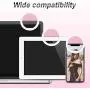 UMsky Selfie Ring Light,Universal Phone Selfie Ring Light,Portable LED Selfie Light Ring Lights for Android/iPhone, LED Ring Light, Rechargeable Brightness Portable Selfie Light Ring (Pink) UMsky Selfie Ring Light,Universal Phone Selfie Ring Light,Portable LED Selfie Light Ring Lights for Android/iPhone, LED Ring Light, Rechargeable Brightness Portable Selfie Light Ring (Pink)