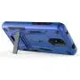 Phonelicious Radiant Core Cricket Icon Smartphone Case with kickstand Heavy Duty Rugged Slim Durable Hybrid Dual Layer Shockproof Phone Cover Compatible Cricket Icon (Blue)