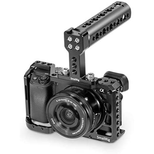 SmallRig Camera Cage Kit for Sony A6100/A6300/A6400/A6500 with Top Handle - KCCS2752