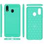 Samsung A20 case,Galaxy A20 Case,Galaxy A30 Case,MAIKEZI Soft TPU Slim Fashion Anti-Fingerprint Non-Slip Protective Phone Case Cover for Samsung Galaxy A20/A30(Mint Brushed TPU)