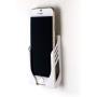 Dockem Damage-Free Wall Mount for iPhone 11, 11 Pro, 11 Pro Max, SE 2, XS/X, XS Max, XR, 8/7, 6S, 6, 8 Plus, 7 Plus, 6/6S Plus with 3M Command Strip Adhesives: Koala Mount Wall Dock [White]