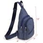 Westend Crossbody Sling Bag Backpack with Adjustable Strap