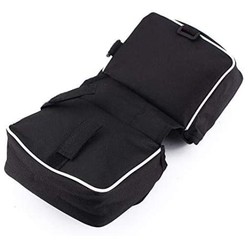 Ruiqas Bike Cycling Front Frame Bag, Double Side Waterproof Pannier Bicycle Mobile Phone Holder Storage Bag Cycling Accessories for Mountain Road Bikes