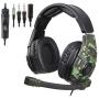 Newest Gaming Headset for Xbox one PS4-3.5mm Wired Over-Head Stereo Gaming Headset Headphone with Mic Microphone, Volume Control for PS4 PC Tablet Laptop Smartphone Xbox One