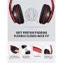 Mpow 059 Bluetooth Headphones Over Ear, Hi-Fi Stereo Wireless Headset, Foldable, Soft Memory-Protein Earmuffs, w/Built-in Mic Wired Mode, for Online Class, Home Office, PC/Cell Phones/TV