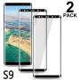 Galaxy S9 Screen Protector, [2 Pack] 9H Tempered Glass, HD Clear, 3D Curved Case Friendly,Bubble-Free,Scratch-Resistant for Samsung S9 Glass Screen Protector