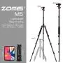 ZOMEi M5 Camera Tripod Lightweight Travel Tripod Monopod 2 in 1 Portable Camera Tripod Stand with 360 Degree Ball Head, Remote Bluetooth and Phone Clip for Cameras, Smartphone ZOMEi M5 Camera Tripod Lightweight Travel Tripod Monopod 2 in 1 Portable Camera Tripod Stand with 360 Degree Ball Head, Remote Bluetooth and Phone Clip for Cameras, Smartphone