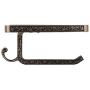 Zouminy Bathroom Toilet Paper Holder Shelf with Mobile Phone Storage Shelf Bracket Wall Mounted(Brown)
